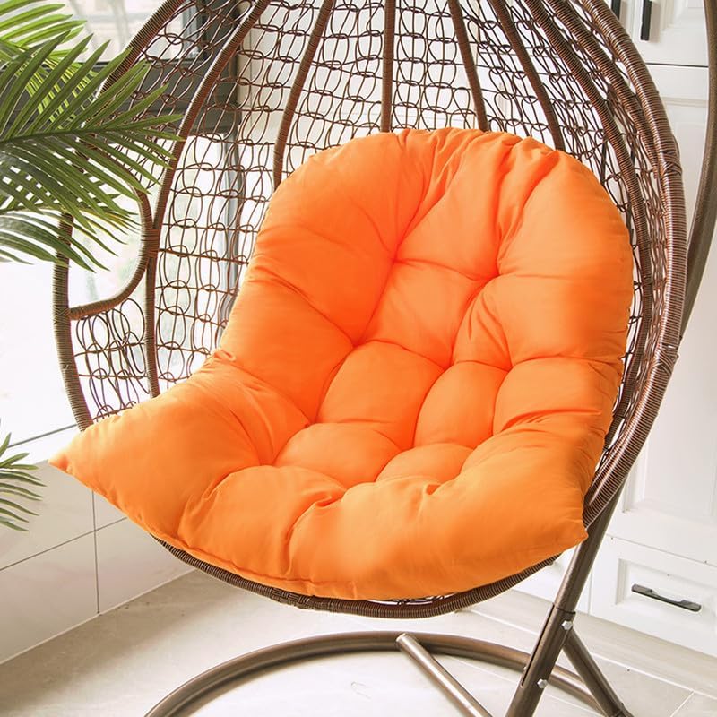 SANTINY Hammock Swing Chair Cushion, Hanging Basket Seat Cushion Pillow, Soft Hanging Egg Chair Back Cushions Pads, for Indoor and Outdoor Garden Offices - Image 4